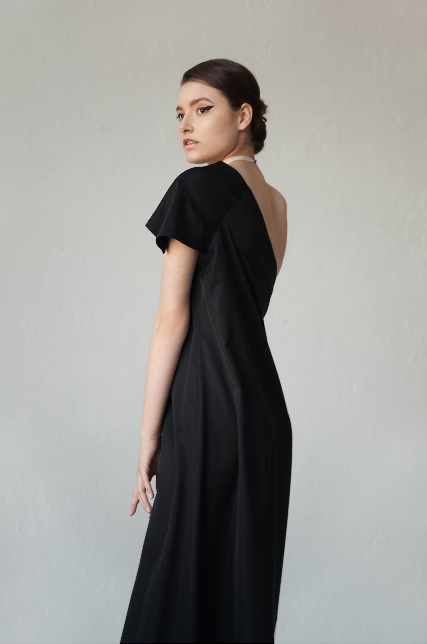 Music notes sack-dress