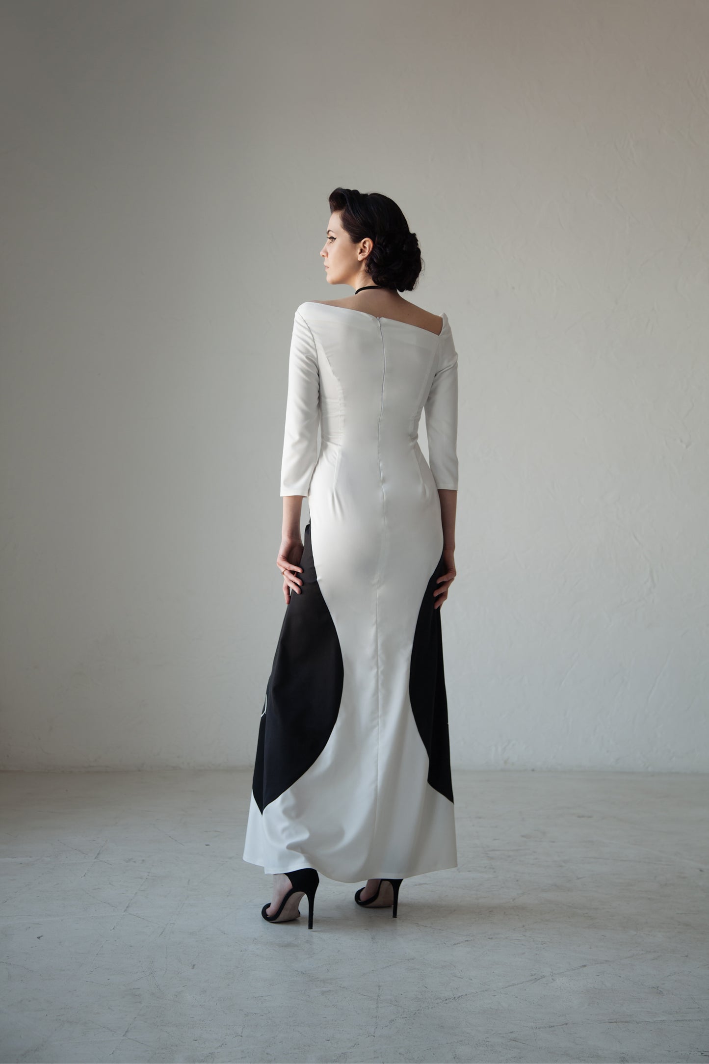 Embroidery maxi dress